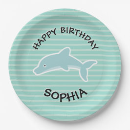 Delphin Birthday Party Tiere Pappteller