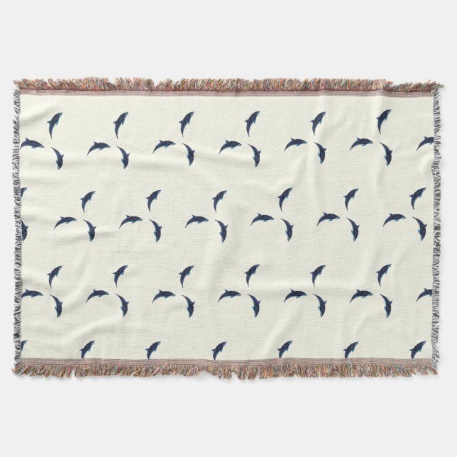 Delphin-Dekoration im Schlafzimmer an der Minimali Decke (Vorderseite)