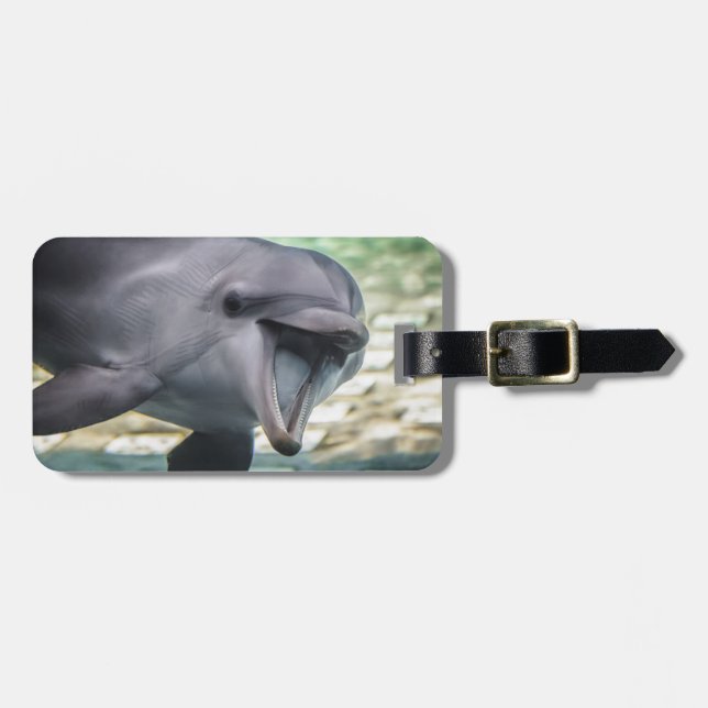 Delphin Getty Bild-| Gepäckanhänger (Vorderseite horizontal)