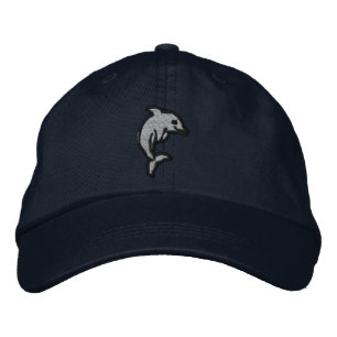 Delphin-Hut Bestickte Baseballkappe