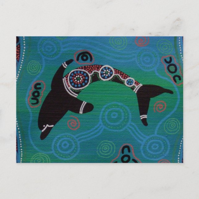 Delphin II Postkarte (Vorderseite)