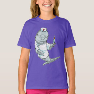 Delphin-Krankenschwester-Spritze T-Shirt