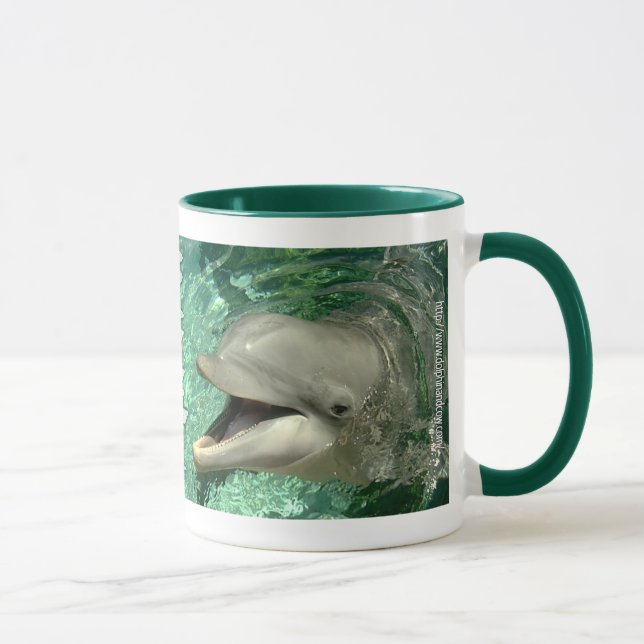 Delphin-Lächeln - Tasse (Rechts)