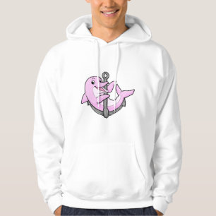 Delphin mit Anchor Hoodie