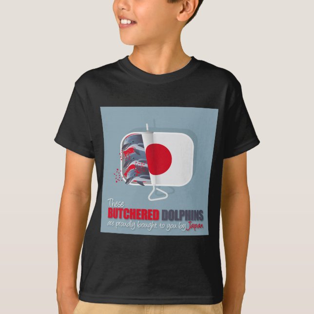 Delphin-Mord T-Shirt (Vorderseite)