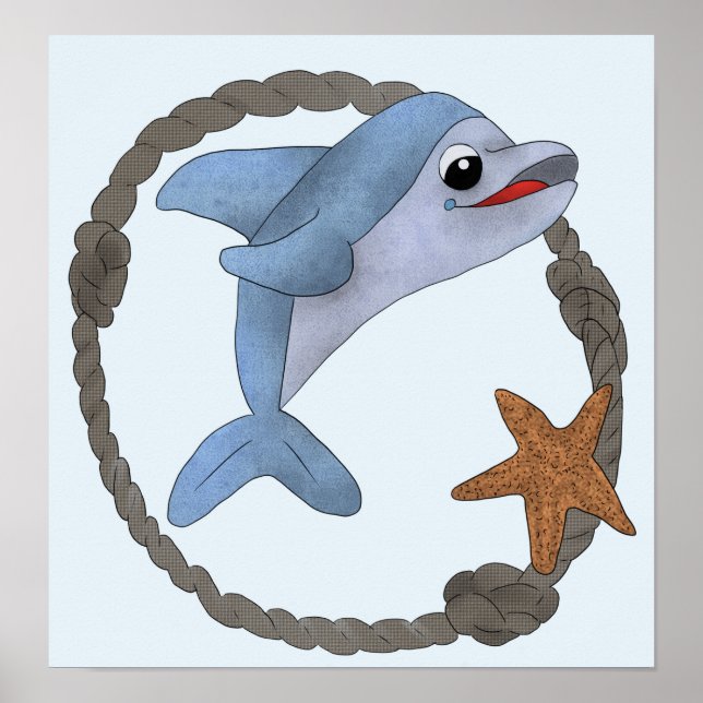 Delphin Poster (Vorne)