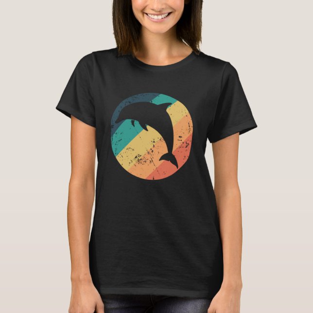 Delphin sind intelligente Meeressäuger T-Shirt (Vorderseite)