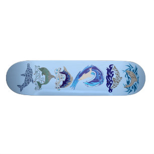 Delphin-Skateboard Skateboard