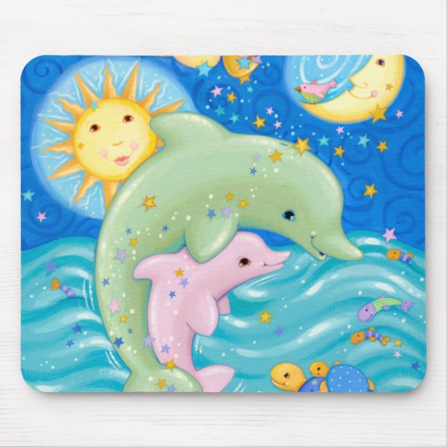 Delphin-Spiel Mousepad (Vorne)