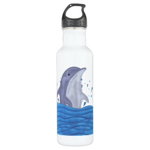 Delphin-Spritzen Trinkflasche