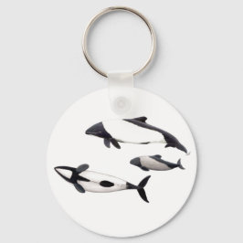 Delphin von Commerson Schlüsselanhänger