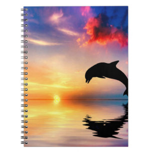 Delphin-Zeitschrift/Notizbuch Notizblock