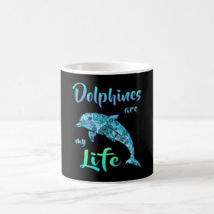 Delphine Delphine Ocean Sea Fish Animal Funny Gift Kaffeetasse
