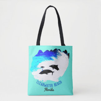 Delphine, die Clearwater Strandaqua schwimmen Tasche