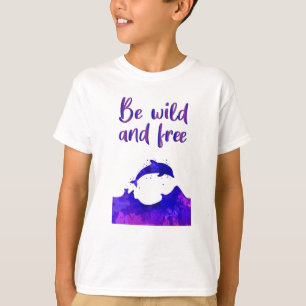 Delphine Dolphin Ocean Sea Animal Fish Funny Gift T-Shirt