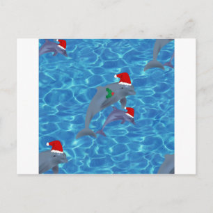 Delphine Feiertagspostkarte