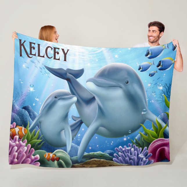 Delphine Fleece Blanket (Beispiel)