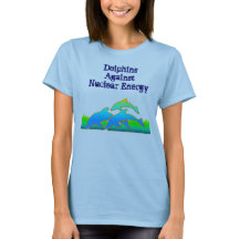 Delphine gegen den T - Shirt der Nuklearen Energie