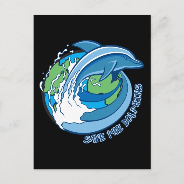 Delphine gerettet postkarte (Vorderseite)