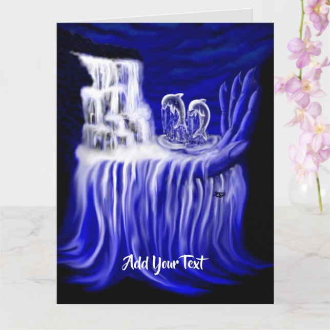 Delphine , Hand der Zeiten Karte (Orchidee)