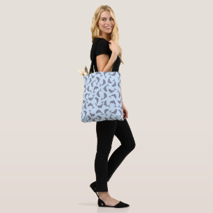 Delphine im Meeresmuster Tasche