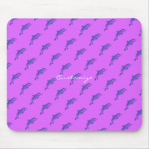 Delphine mit Stammesausscheiden rosa Thunder_Cove Mousepad