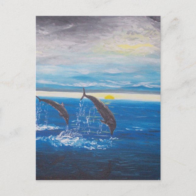 Delphine Postkarte (Vorderseite)