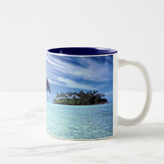 Delphine reichlich zweifarbige tasse