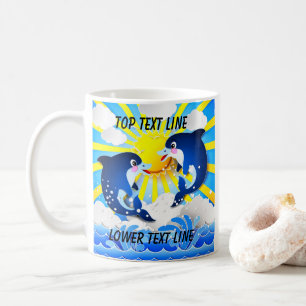 Delphine & Sun Personalisieren Hinzufügen von Name Kaffeetasse