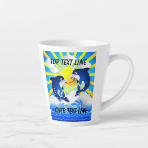 Delphine & Sun Personalisieren Hinzufügen von Name Milchtasse