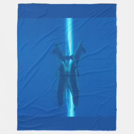 Delphine und Reflexionen Fleecedecke