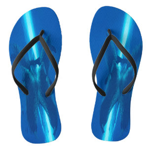 Delphine und Reflexionen Flip Flops