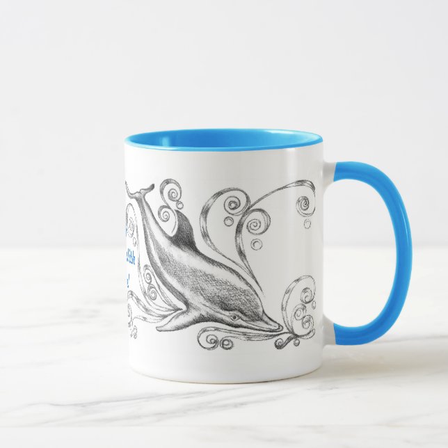 "Delphine Wecker-Tasse der Holzkohlen-II" Tasse (Rechts)