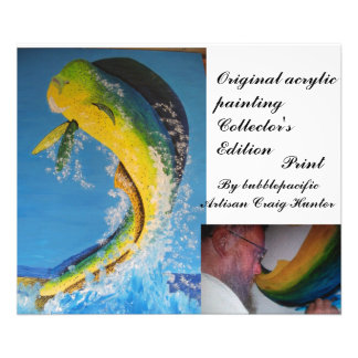 Delphinfisch Fotodruck