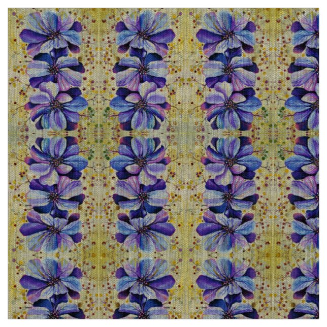 Delphinium-Blume Stoff (Muster)