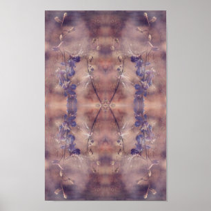 Delphinium Delta Poster