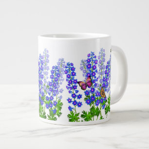 Delphinium-Schmetterlingsgarten-Jumbo-Mug Jumbo-Tasse