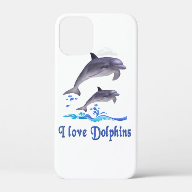 Delphinliebe Case-Mate iPhone Hülle (Rückseite)