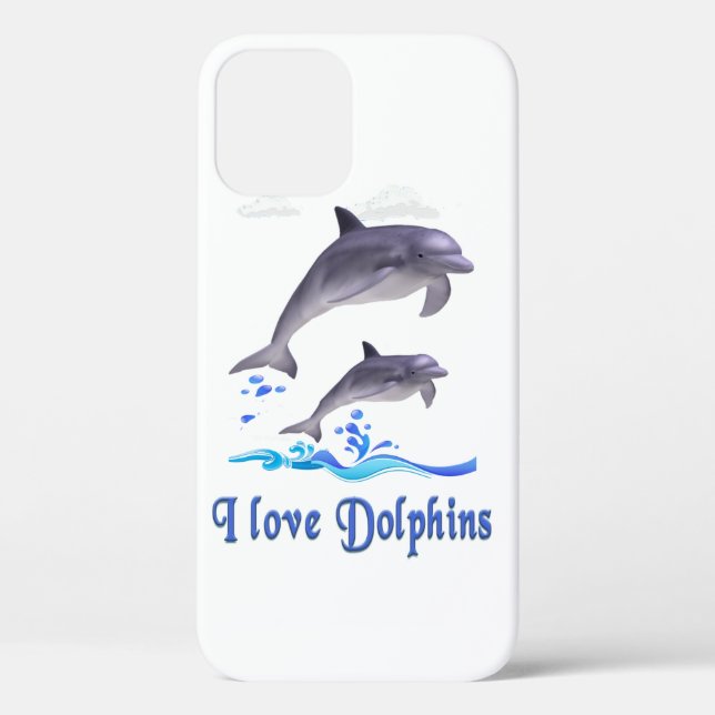 Delphinliebe Case-Mate iPhone Hülle (Rückseite)