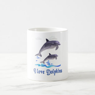 Delphinliebe Kaffeetasse
