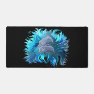 Delphinpaare Schreibtischunterlage