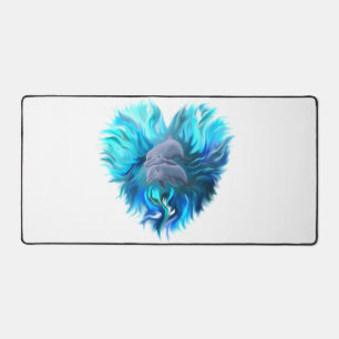 Delphinpaare Schreibtischunterlage