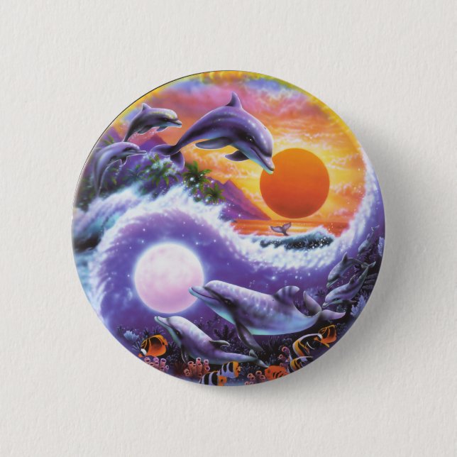 Delphinschaltfläche Button (Vorderseite)