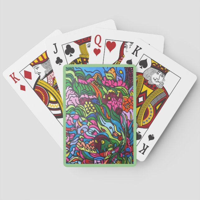 Delphinträumen Spielkarten (Rückseite)
