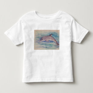 Delphinwasserfarbe Kleinkind T-shirt