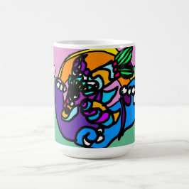 Delphinwelle kaffeetasse