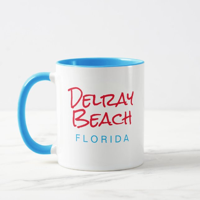 Delray Beach Florida Café Mug (Gauche)
