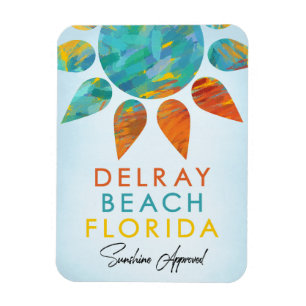 Delray Beach Florida Sunshine Travel Magnet