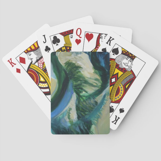 Delta Art Malerei Klassische Spielkarten (Rückseite)