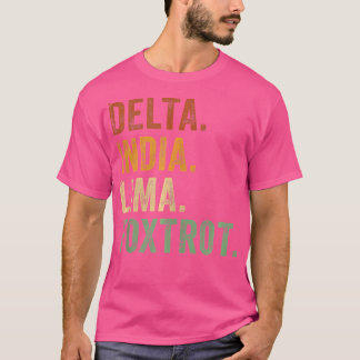 Delta India Lima Foxtrot T-Shirt Dilf Men Pater Sp